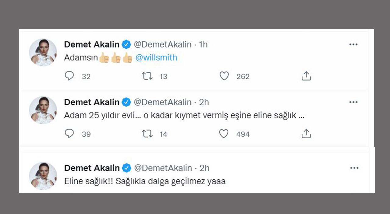 Oscar tokadına Demet Akalın yorumu: Eline sağlık