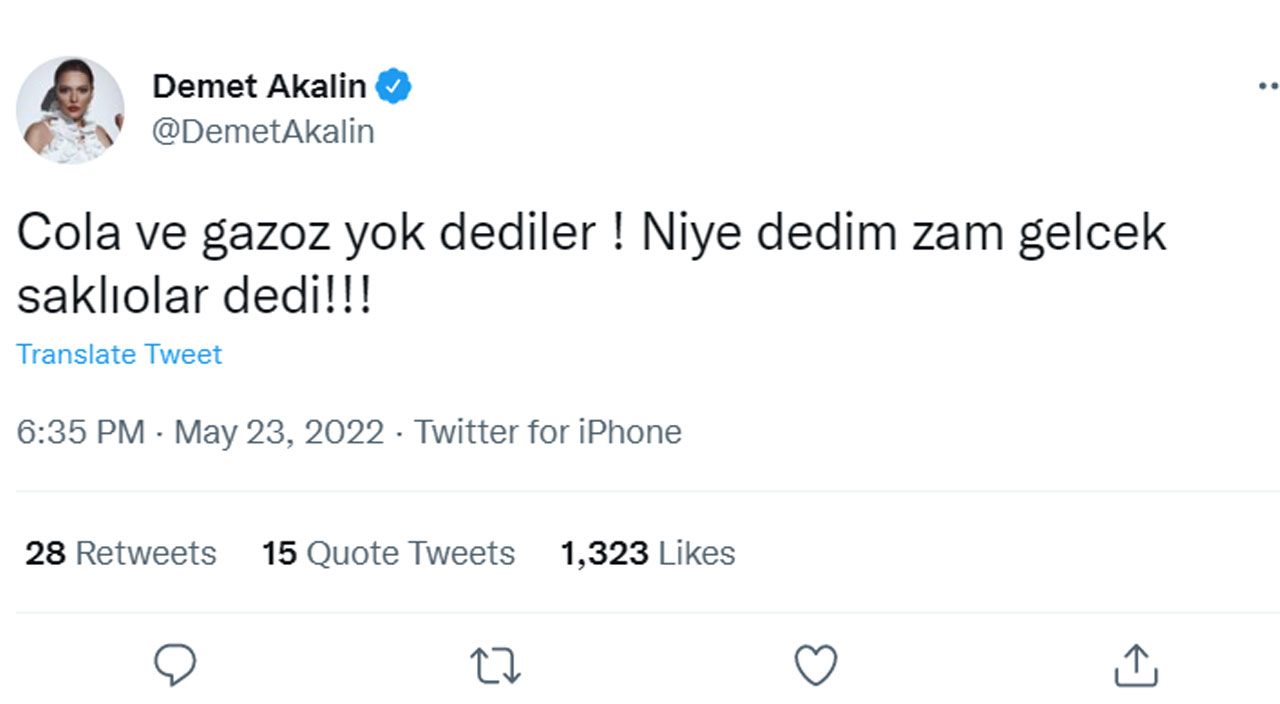 Demet Akalın dikkat çeken iddiayı paylaştı: Zam gelecek saklıyorlar