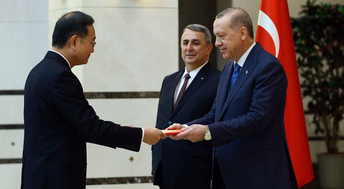 Cumhurbaşkanı Erdoğan, Çin Büyükelçisini kabul etti Cumhurbaşkanı Erdoğan, Çin Büyükelçisini kabul etti