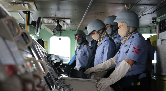 Deniz Kurdu-2019 tatbikatında top atışları başladı Deniz Kurdu-2019 tatbikatında top atışları başladı