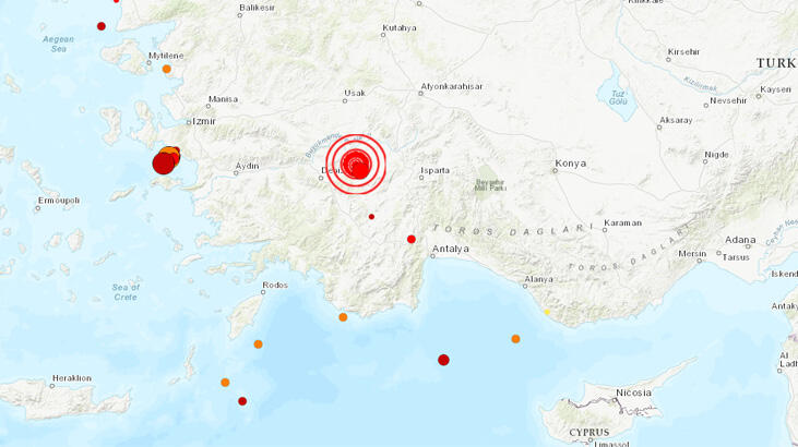 Denizli'de deprem oldu! Son dakika Denizli depremi