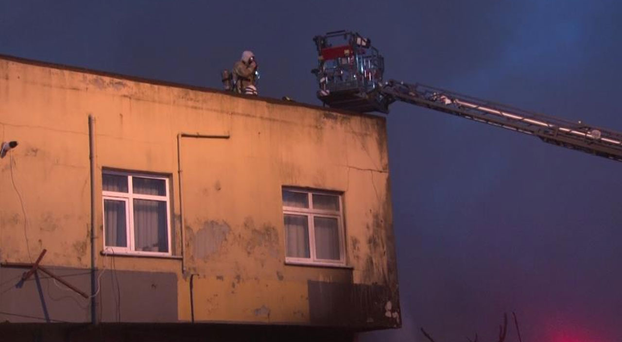 Beykoz’da korkutan yangın