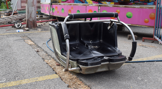 Lunaparkta akıl almaz kaza