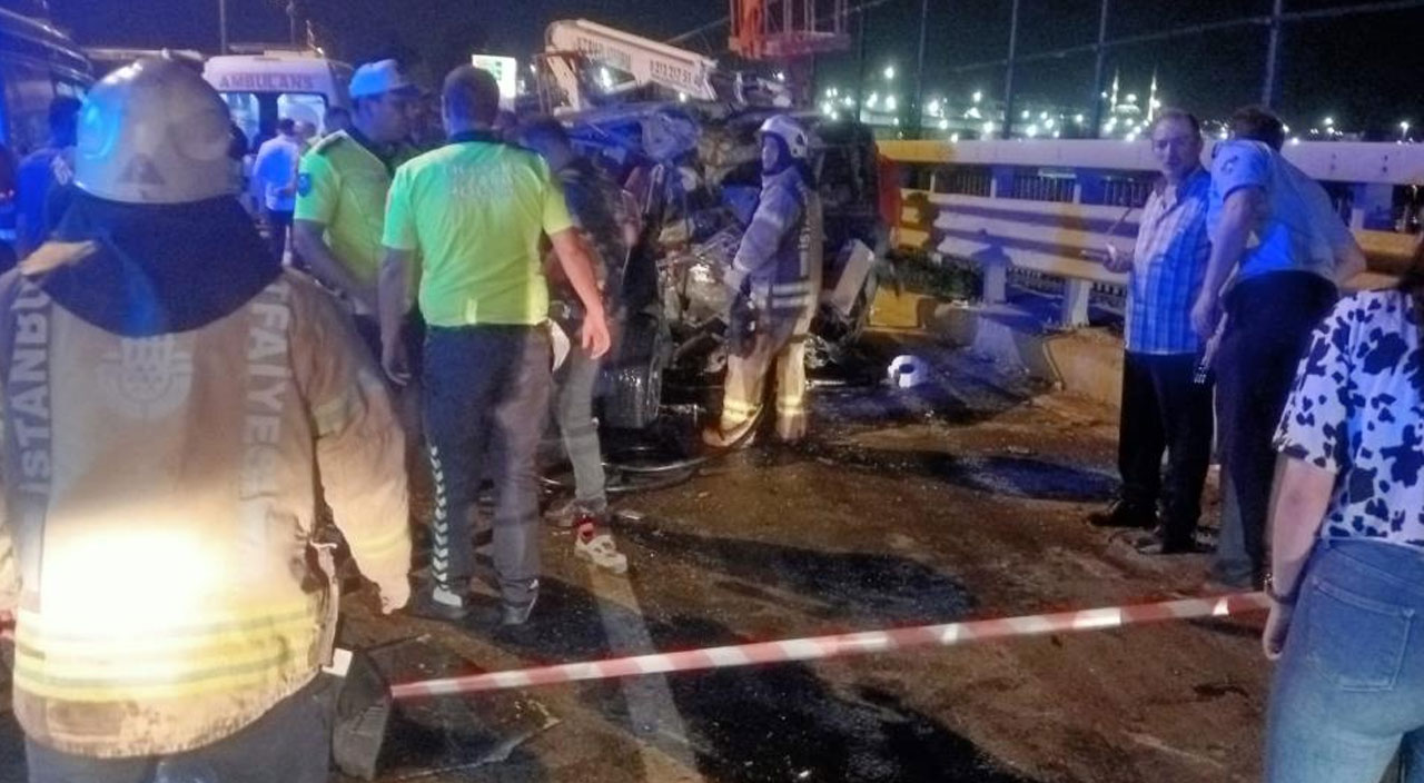 Gece yarısı can pazarı! Takla atan araç işçilere çarptı: Ölü ve yaralılar var