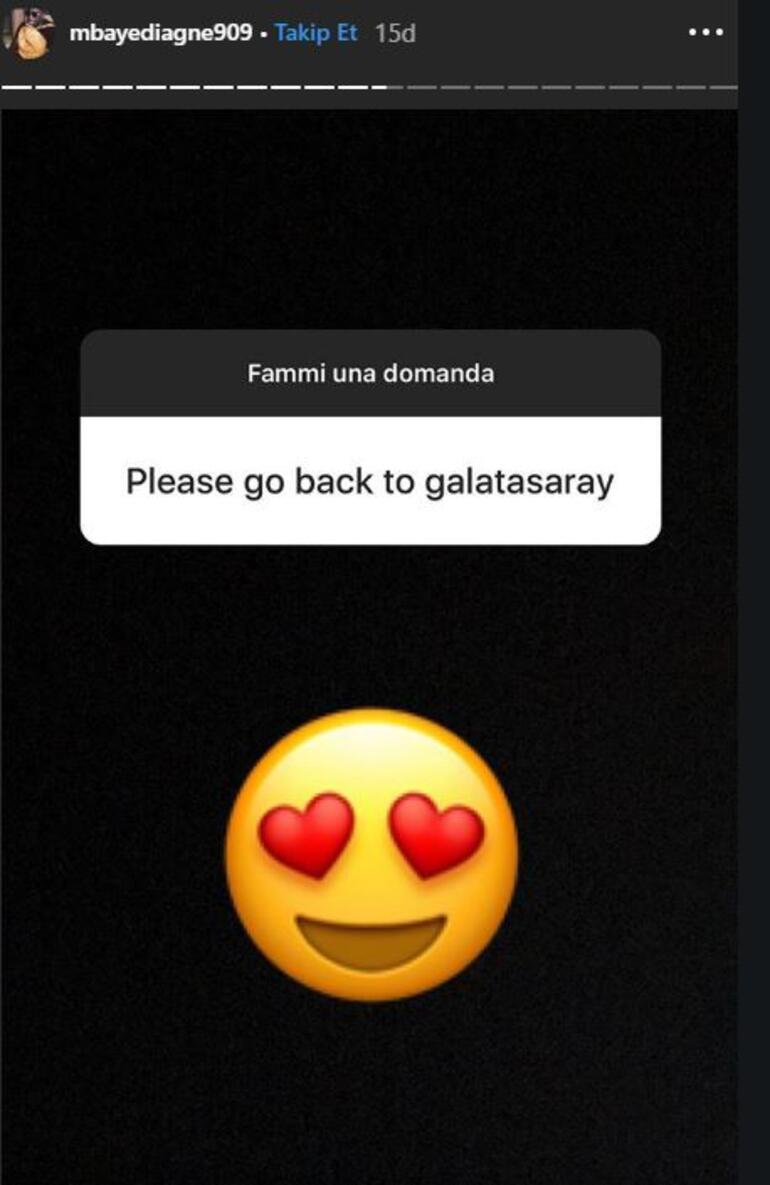 Galatasaray'a dönecek mi? İşte Diagne'den önemli mesaj