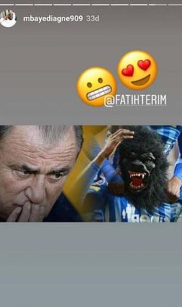 Diagne'den olay Fatih Terim paylaşımı!