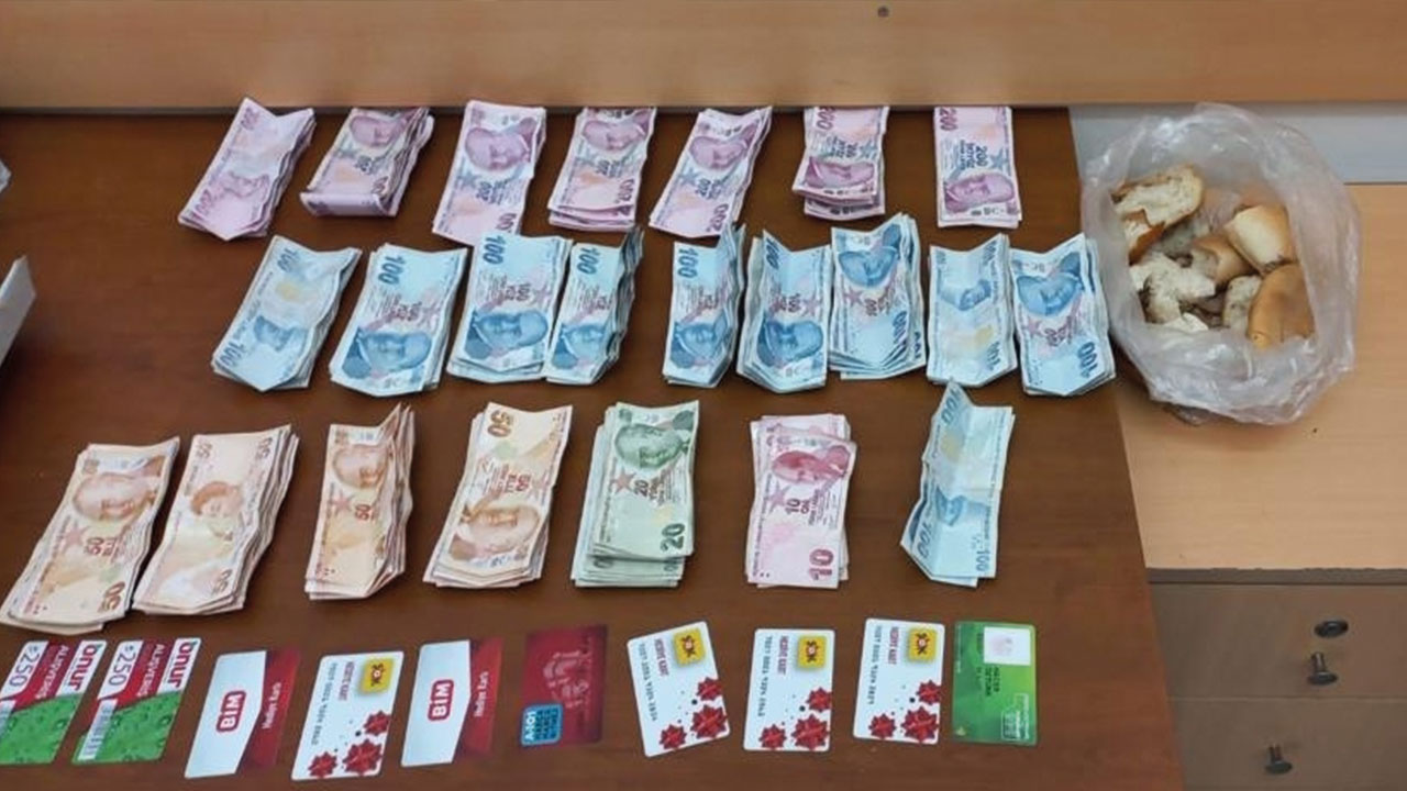 Dilenci kadının üzerinden çıkan para şoke etti!