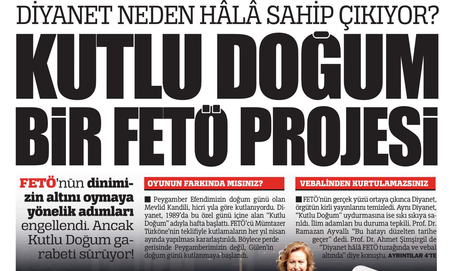 Ve Diyanet hatayı düzeltti