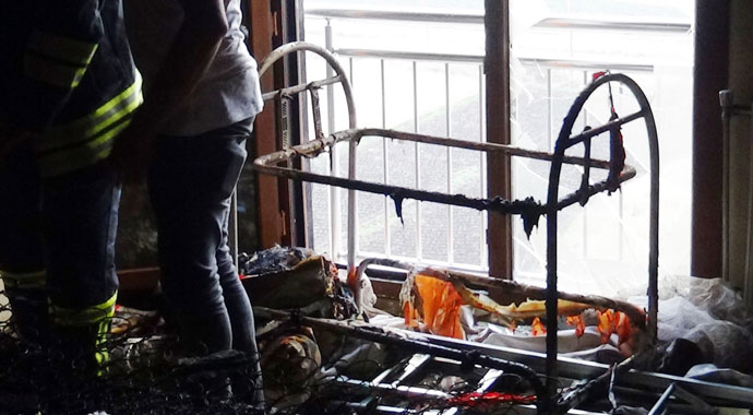 Diyarbakır'daki ev bir hafta içinde iki kez yandı