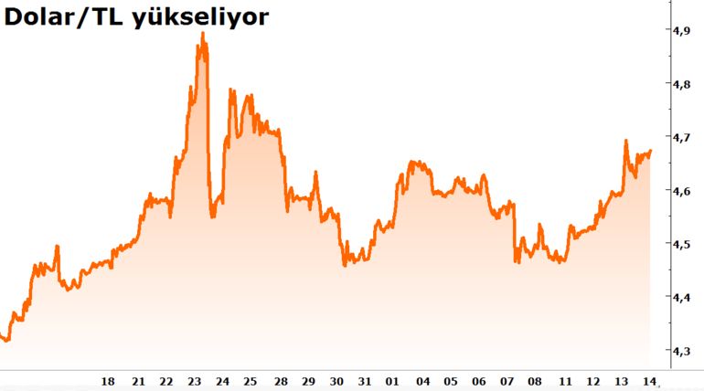 Faiz kararı sonrası Dolar/TL'de hareketli saatler