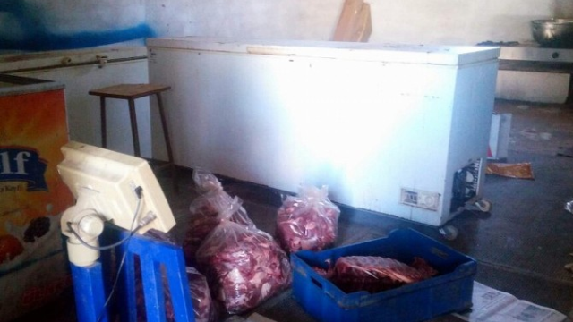 Aydın'da 450 kilo kaçak domuz eti yakalandı