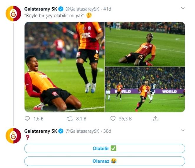 Galatasaray sosyal medya hesabından, Ozan Tufan'ın açıklamalarına göndermede bulundu