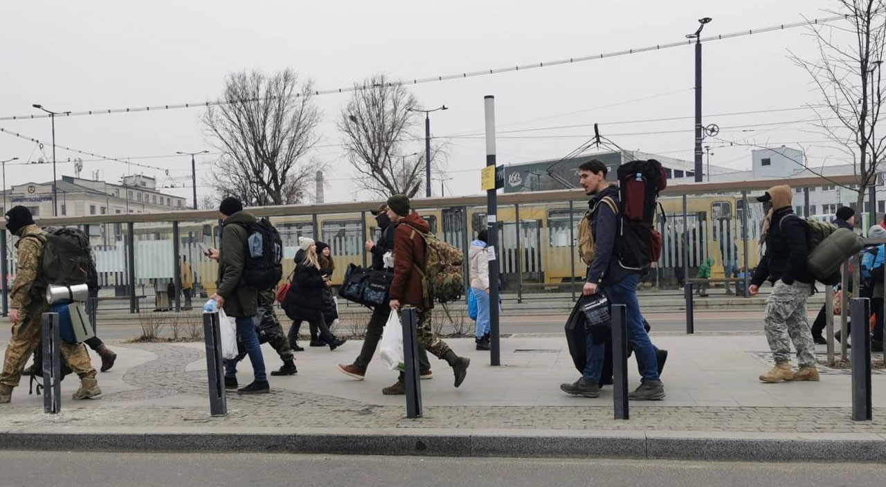 Belaruslu savaşçılar Rusya ile savaşmak için Lviv’den yola çıktı