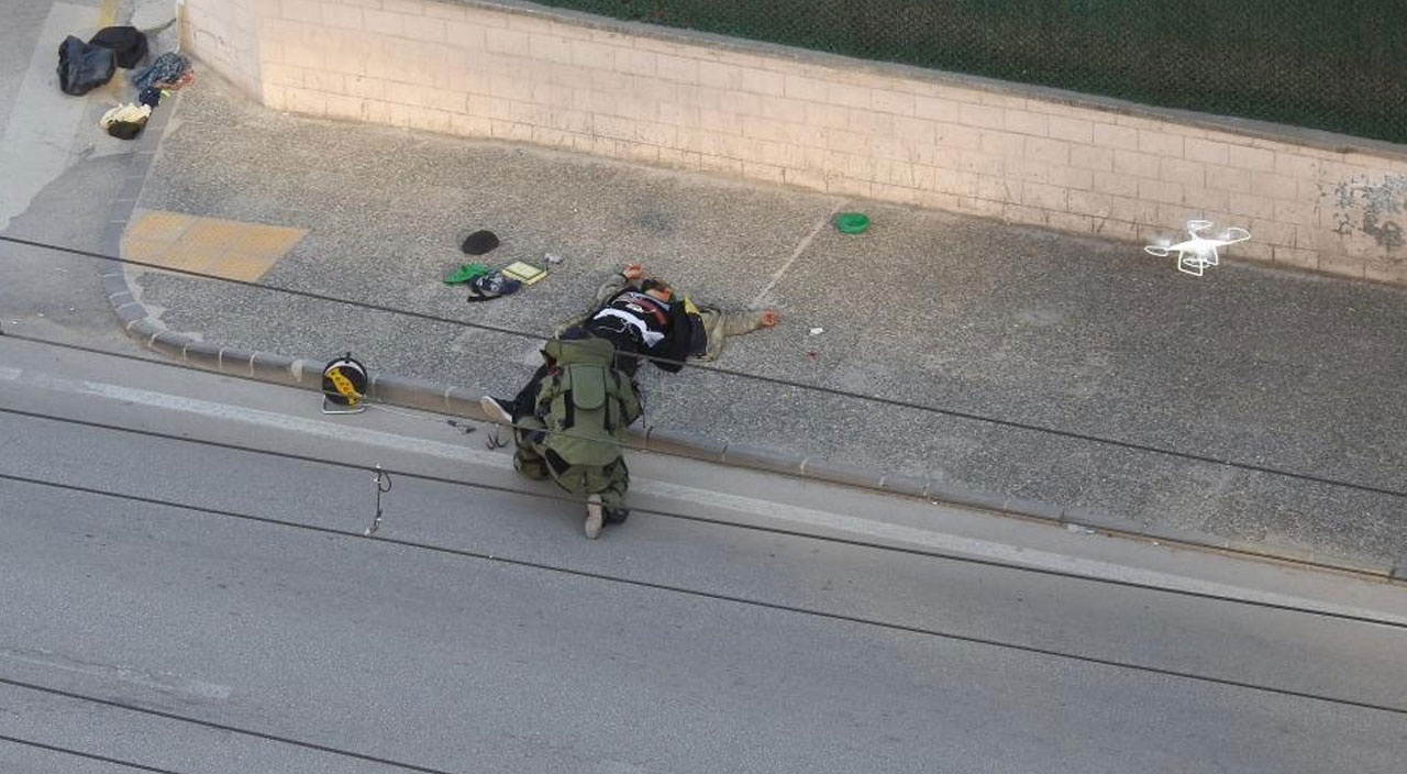 Gaziantep’te canlı bomba paniği güvenlik kamerasında: Saldırganın gelişi anbean kaydedildi