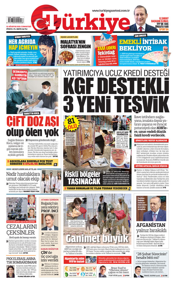 Reel ekonomi için üç yeni KGF paketi Reel ekonomi için üç yeni KGF paketi