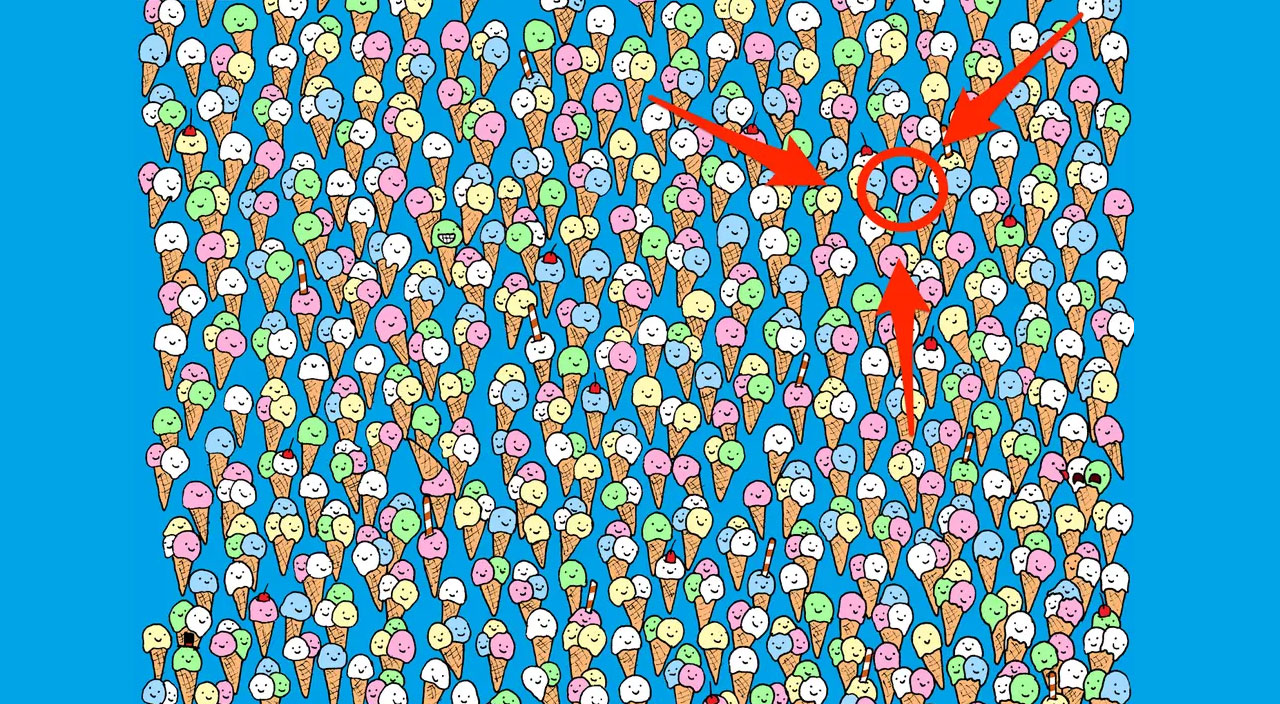 Sosyal medya, dondurmaların arasına gizlenmiş lolipopu bulmaya çalışıyor