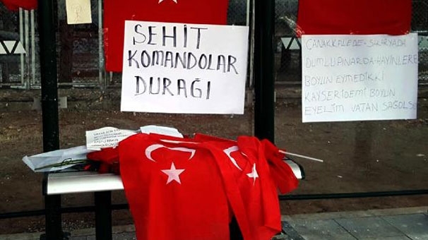 Hain saldırının olduğu durağa halk bu ismi verdi