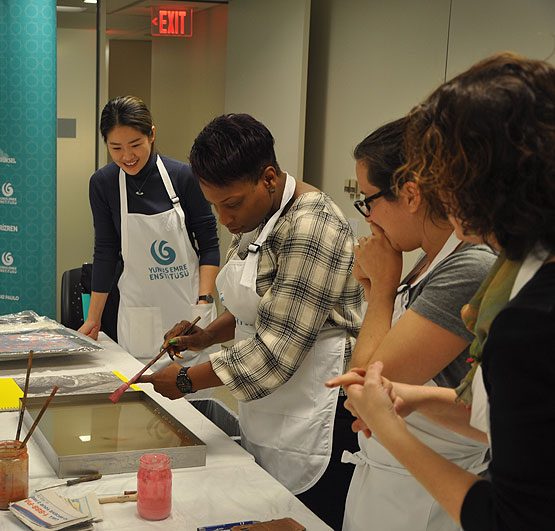 YEE, Washington'da ebru atölyesi düzenledi