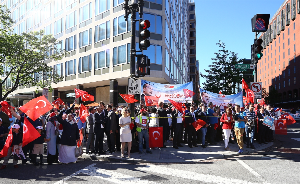 Washington'da Cumhurbaşkanı Erdoğan hareketliliği