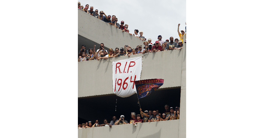 Cleveland’ta şampiyonluk kutlamaları