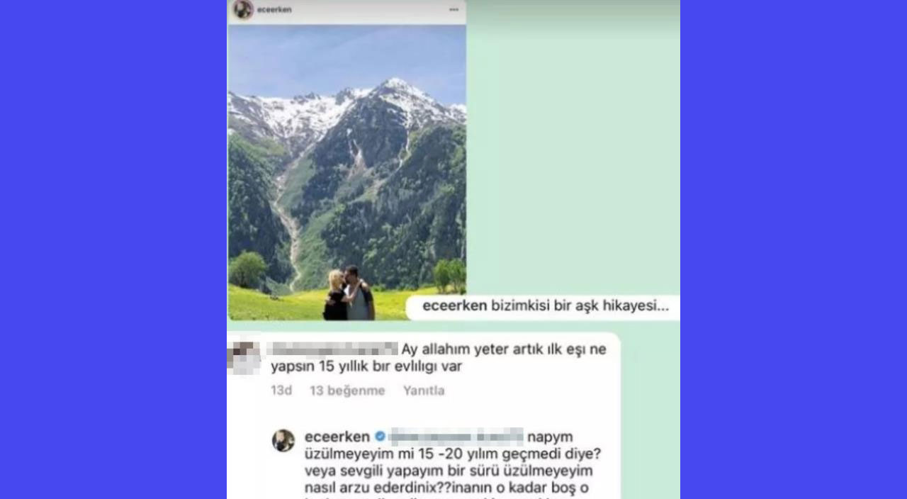 Ece Erken, Şafak Mahmutyazıcıoğlu’nun eski eşiyle ilgili yoruma ateş püskürdü Ece Erken, Şafak Mahmutyazıcıoğlu’nun eski eşiyle ilgili yoruma ateş püskürdü
