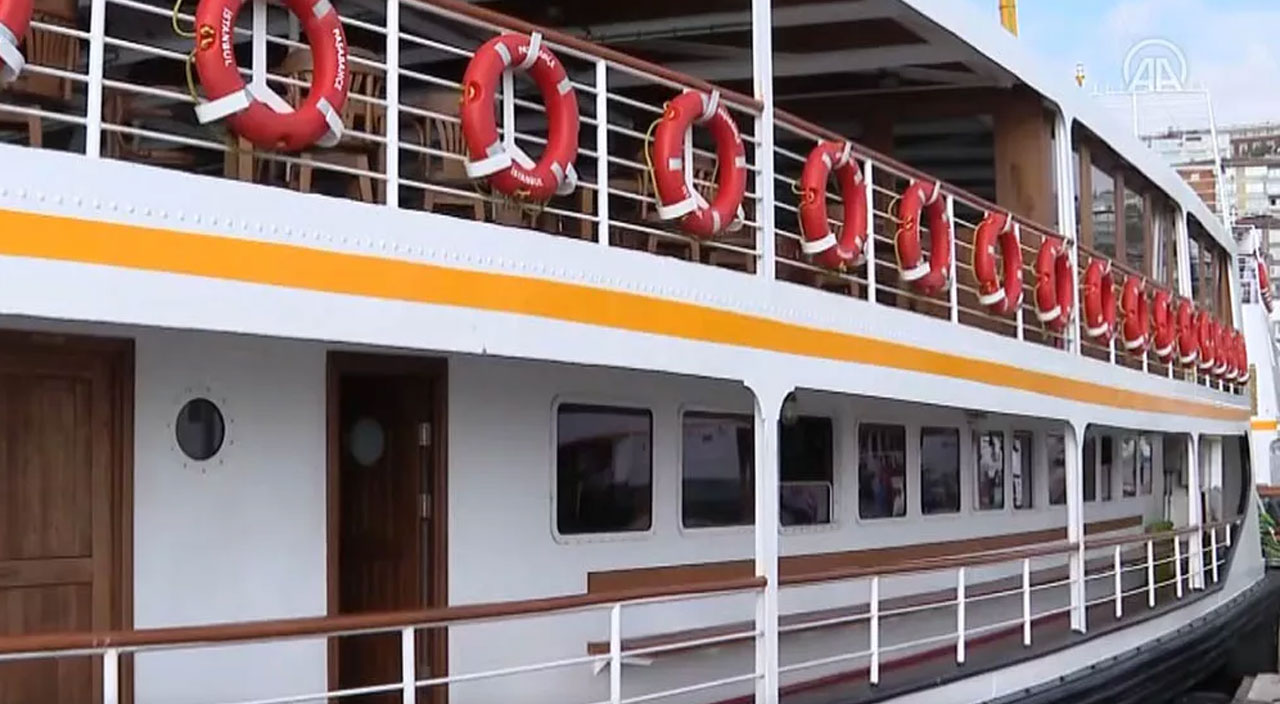 Tarihi Paşabahçe Vapuru 12 yıl sonra yeniden denizlerde