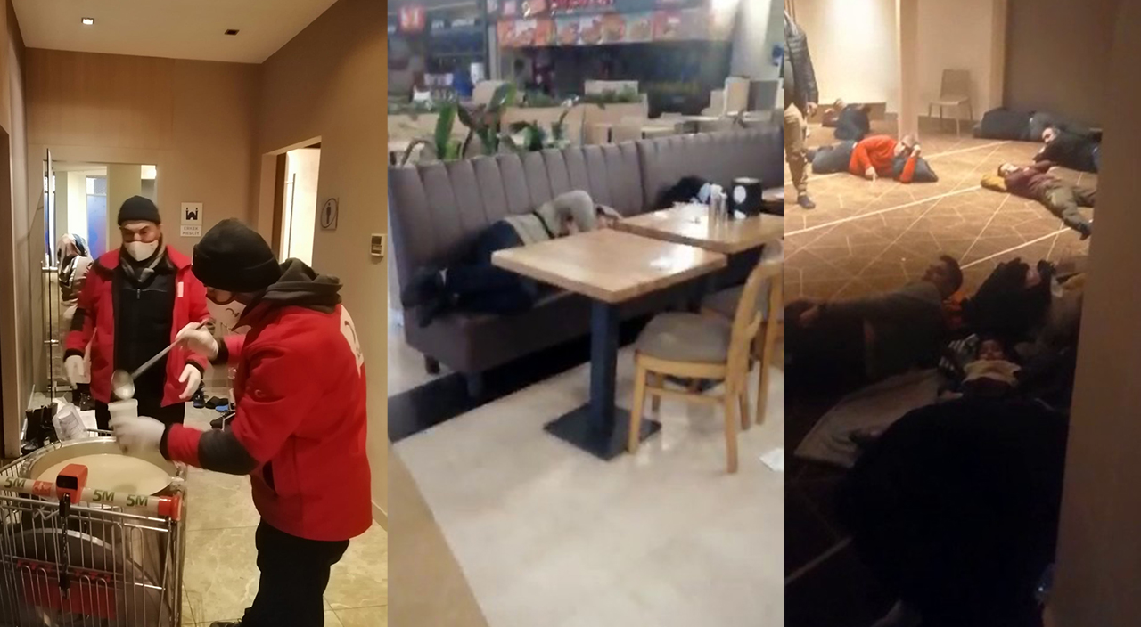 Kar yolları kapattı... Megakentte 3 bin kişi AVM'de sabahladı