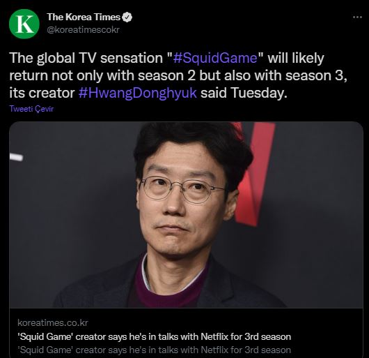 Squid Game'in yönetmeninden 3.sezon sinyali