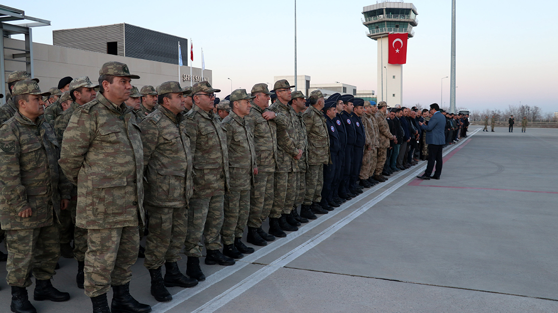İdlib'de şehit olan Uzman Onbaşı Coşkun'un naaşı Elazığ'a getirildi