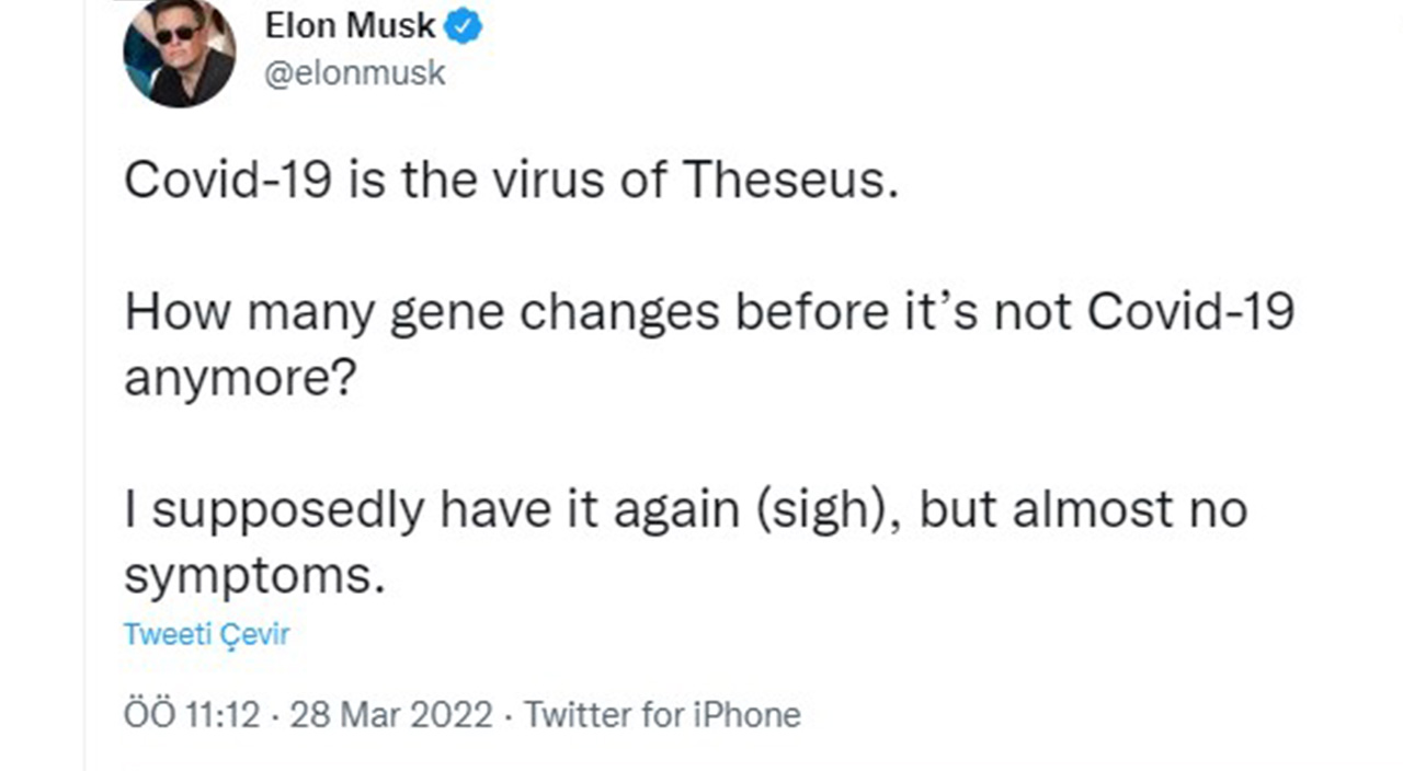 Elon Musk, COVID-19'a yakalandı: Tweetleri ile kafa karıştırdı