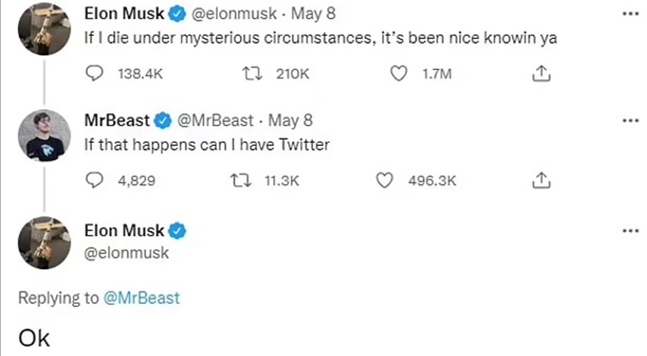 Elon Musk, ölürse Twitter'ı kime vereceğini açıkladı Elon Musk, ölürse Twitter'ı kime vereceğini açıkladı