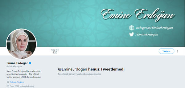 Emine Erdoğan Twitter'da