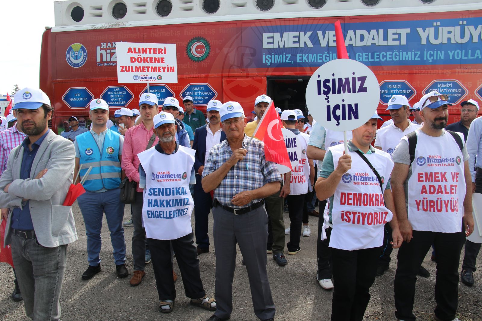 Emek ve Adalet Yürüyüşü 9'uncu gününde devam ediyor