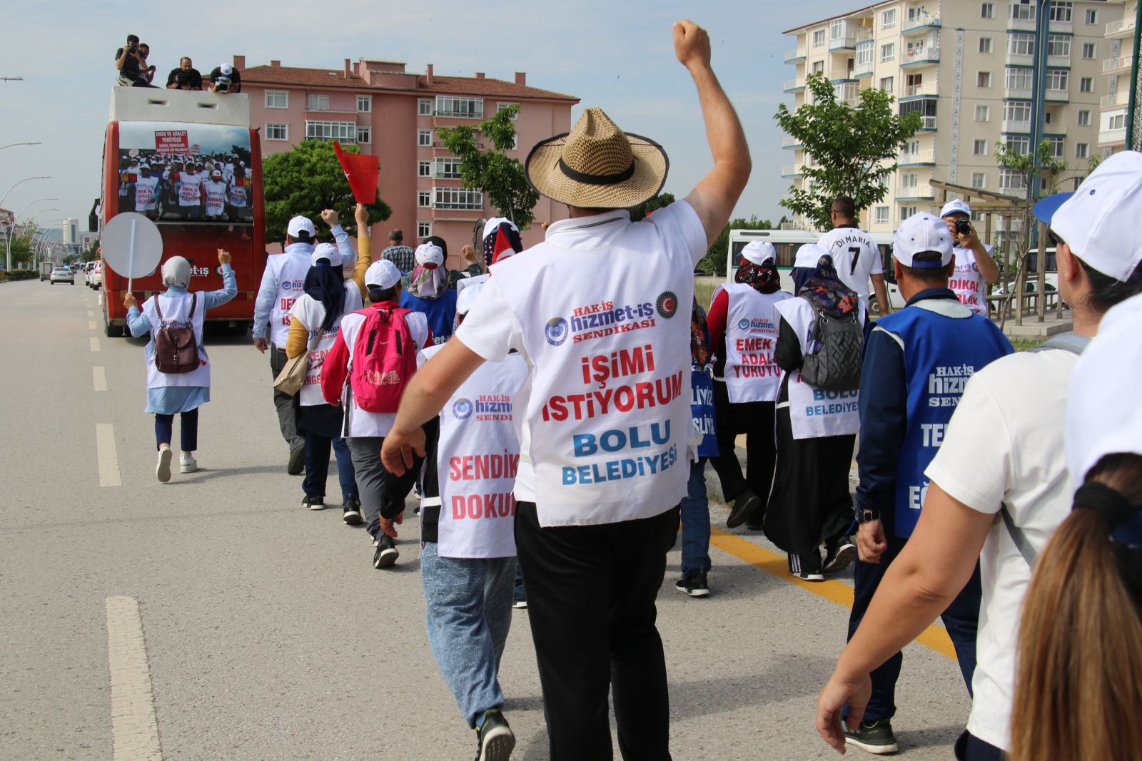 Emek ve Adalet Yürüyüşü 9'uncu gününde devam ediyor