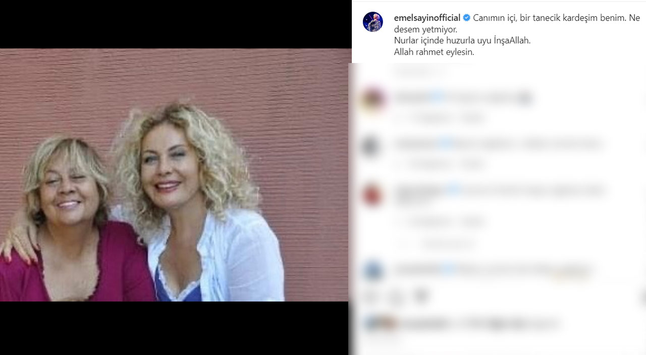 Emel Sayın’ın acı günü: Sosyal medyadan duyurdu Emel Sayın’ın acı günü: Sosyal medyadan duyurdu