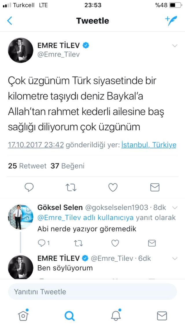 Ünlü spiker, Baykal skandalından sonra hesabını kapattı