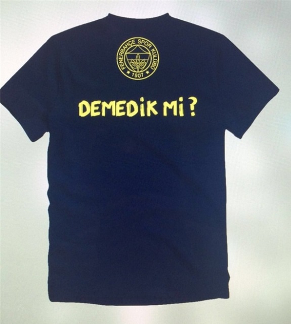 Yıldırım'ın şike sözleri tişört oluyor!
