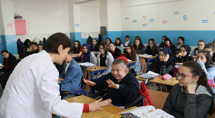 Engelli kadının en büyük hayali gerçekleştirildi