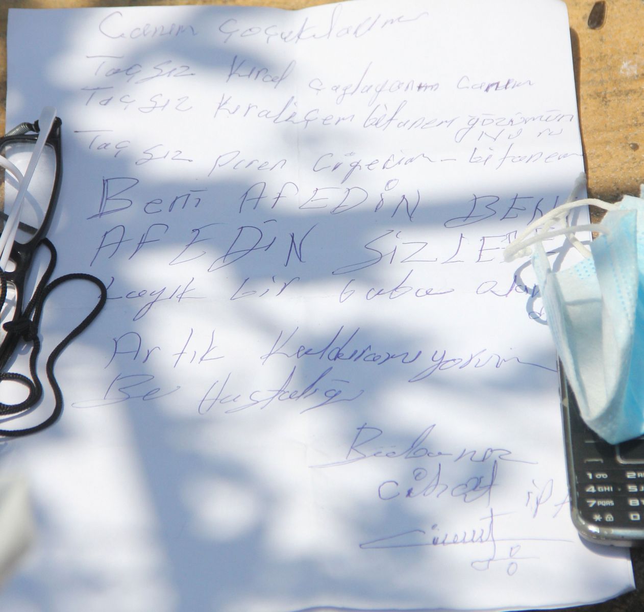 Engelli şahıs, ailesine not bıraktıktan sonra intihar etti