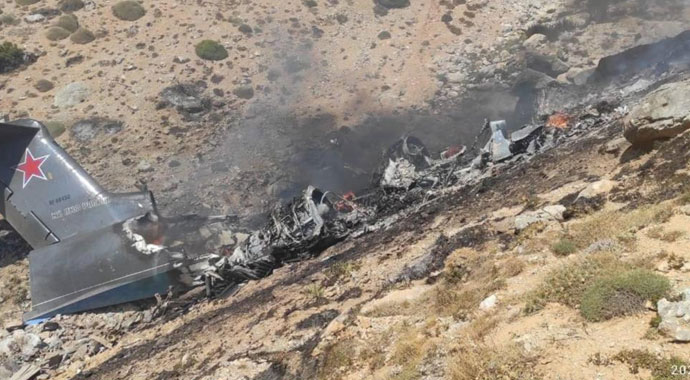 Kahramanmaraş'ta yangın söndürme uçağı düştü