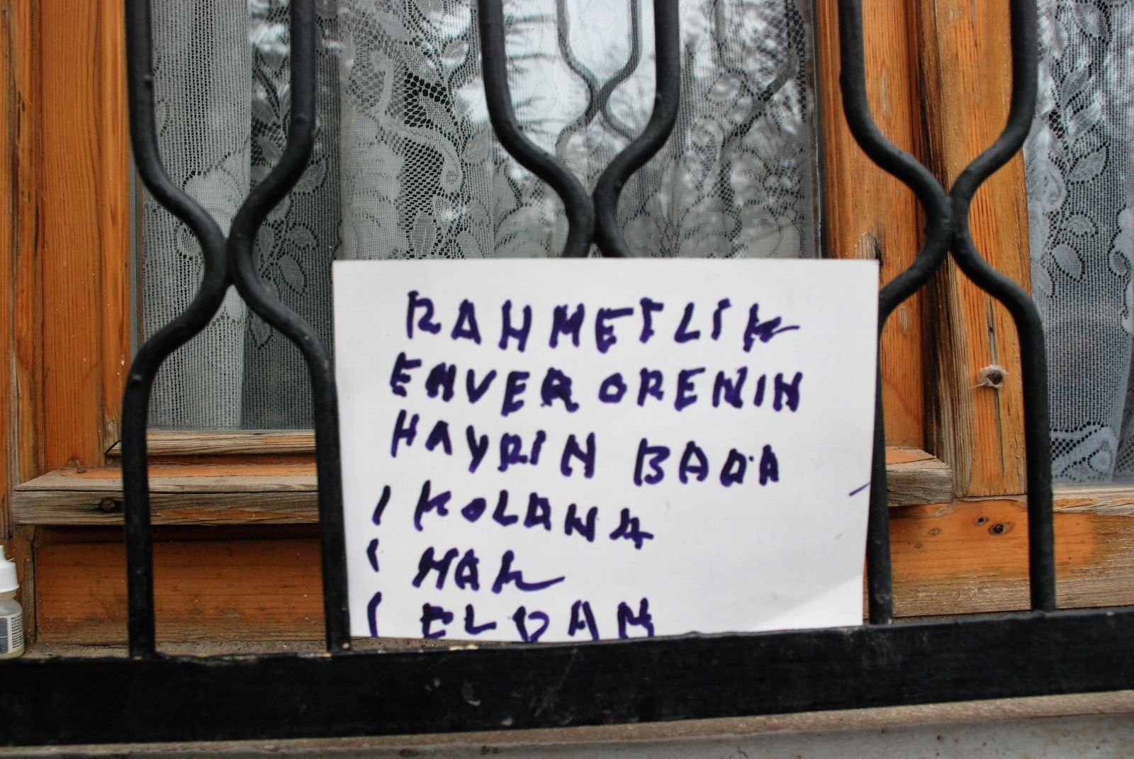 Enver Abi'nin hayrına yaptığı mütevazi talebi yerine getirildi