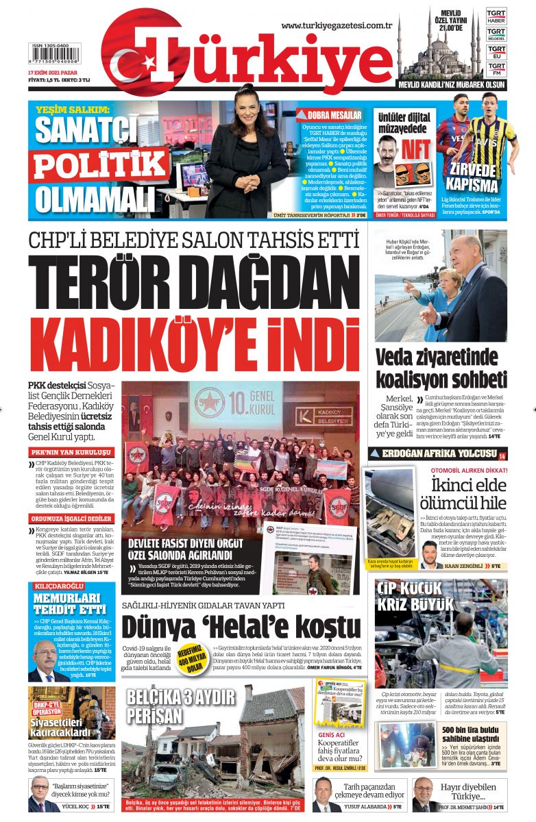 CHP'li belediye salonda ağırladı: Terör dağdan Kadıköy'e indi