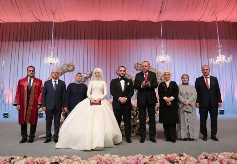 Cumhurbaşkanı Erdoğan nikah şahidi oldu