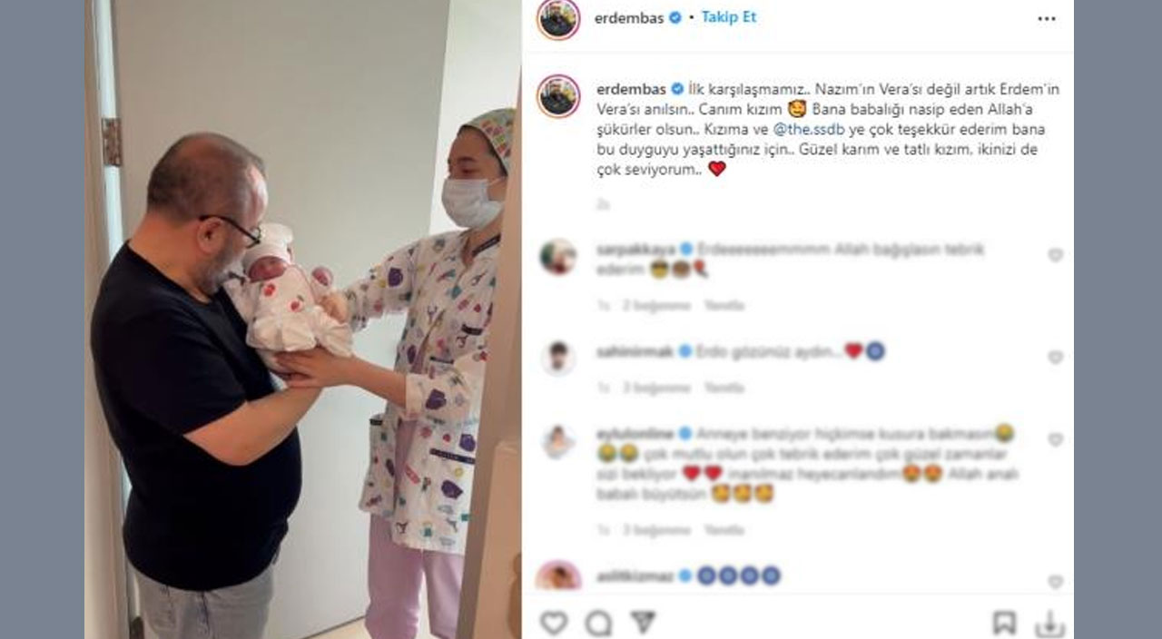 Oyuncu Erdem Baş 44 yaşında baba oldu! İşte kızına ilk kavuştuğu an... Oyuncu Erdem Baş 44 yaşında baba oldu! İşte kızına ilk kavuştuğu an...