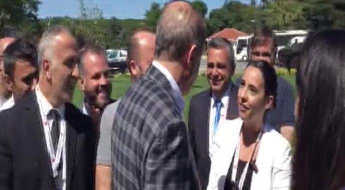 Erdoğan yanındaki muhabire 'Karadenizli misin?' diye sorunca...