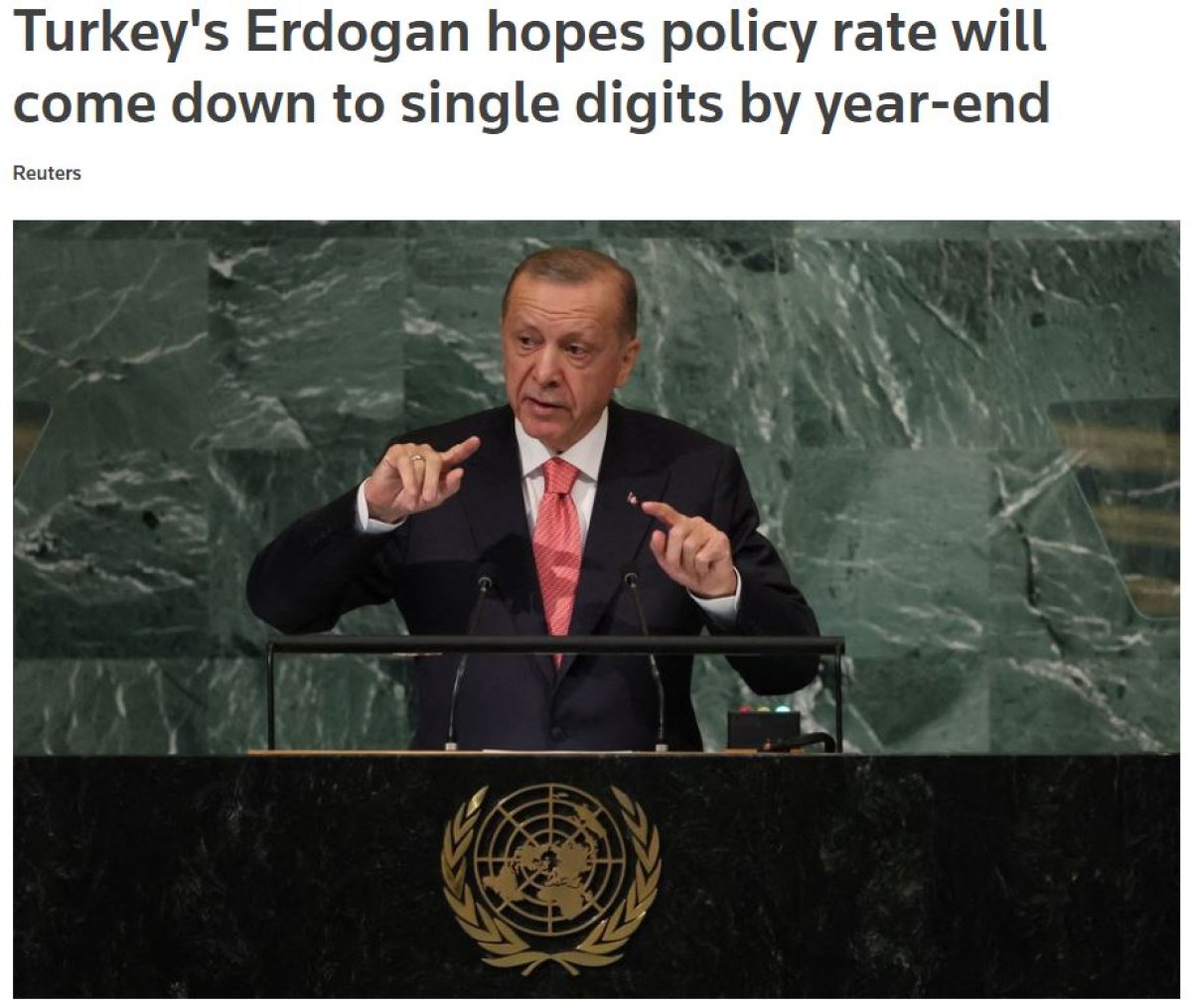 Cumhurbaşkanı Erdoğan'ın faiz açıklaması dünya basınında! Cumhurbaşkanı Erdoğan'ın faiz açıklaması dünya basınında!