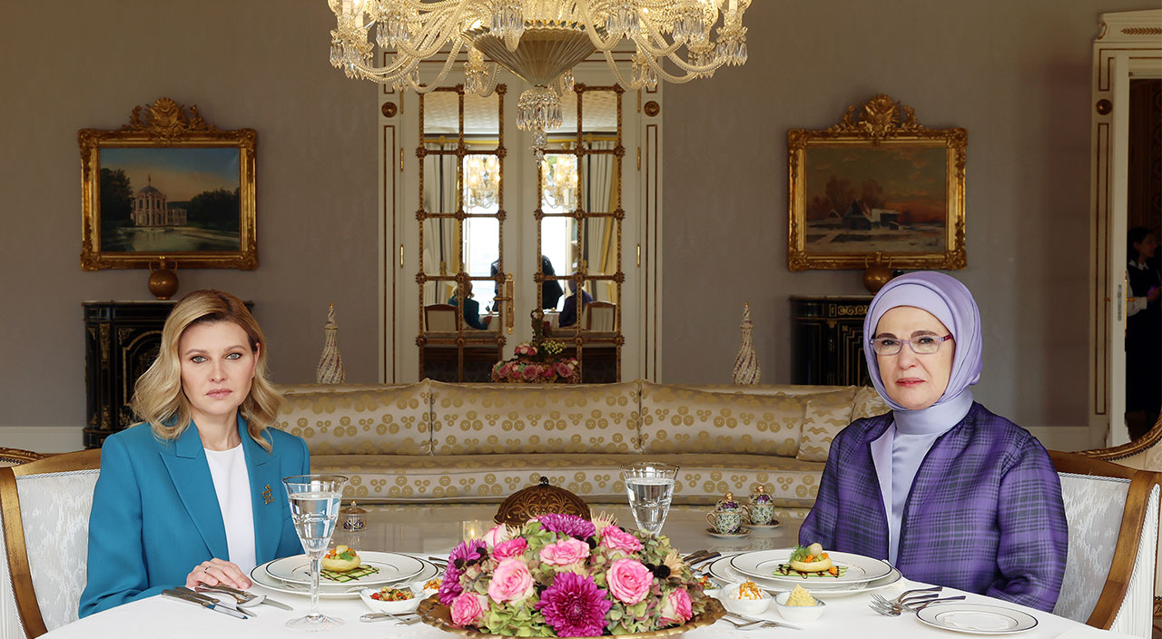 Emine Erdoğan ağırladı: Olena Zelenska'dan yardım teşekkürü