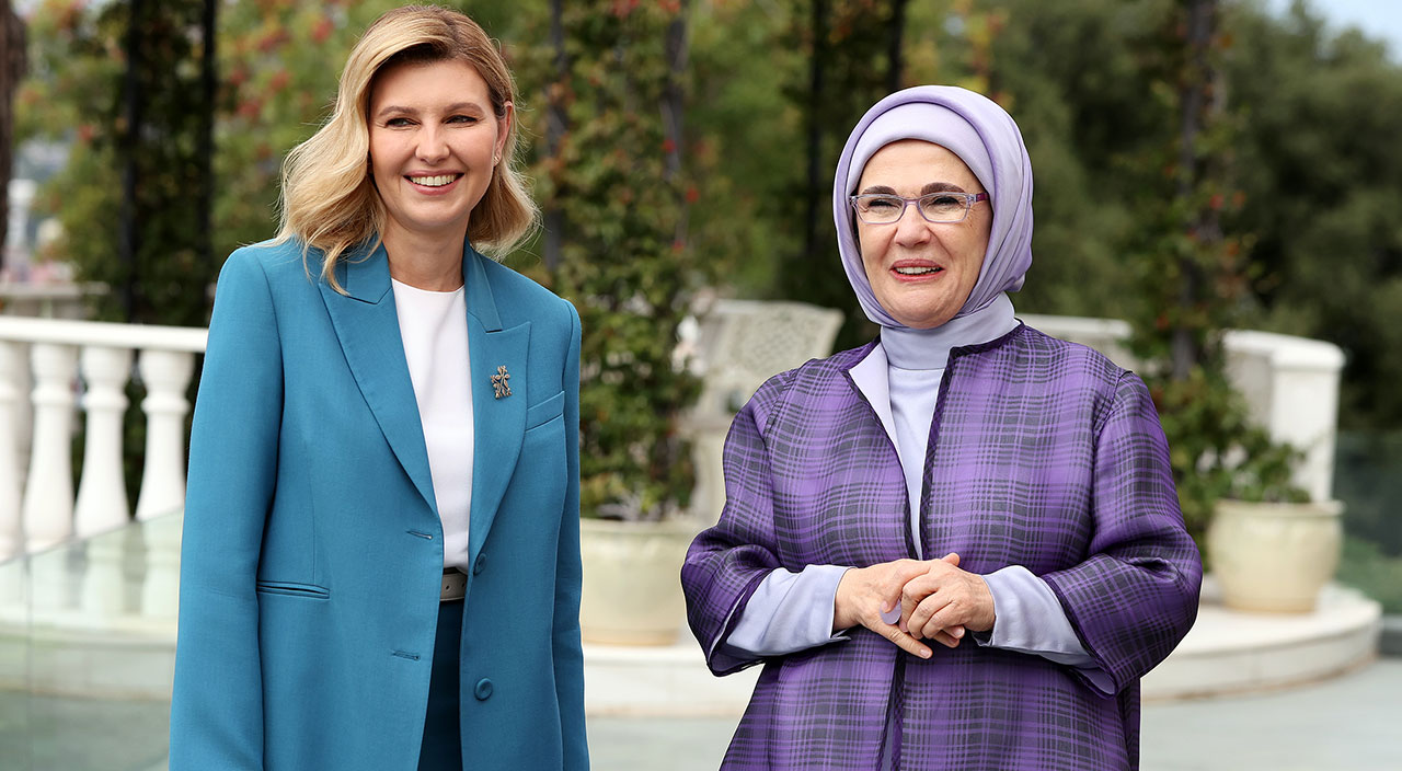 Emine Erdoğan ağırladı: Olena Zelenska'dan yardım teşekkürü