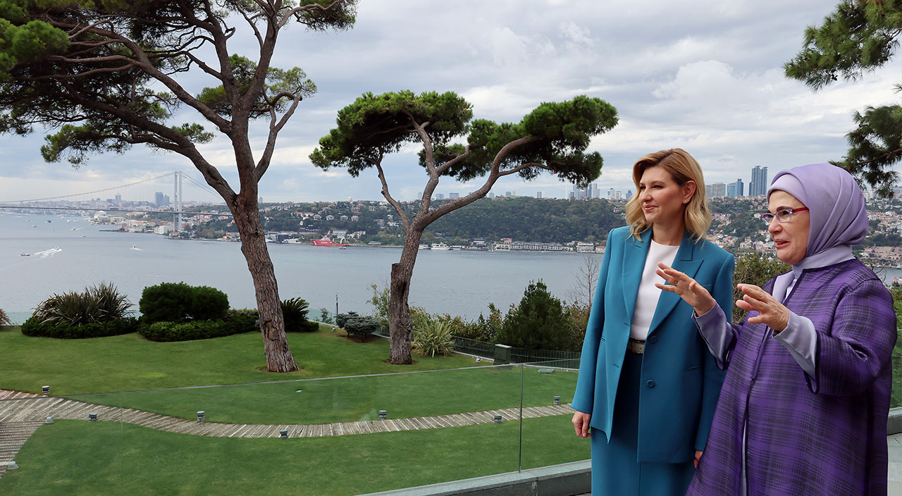 Emine Erdoğan ağırladı: Olena Zelenska'dan yardım teşekkürü