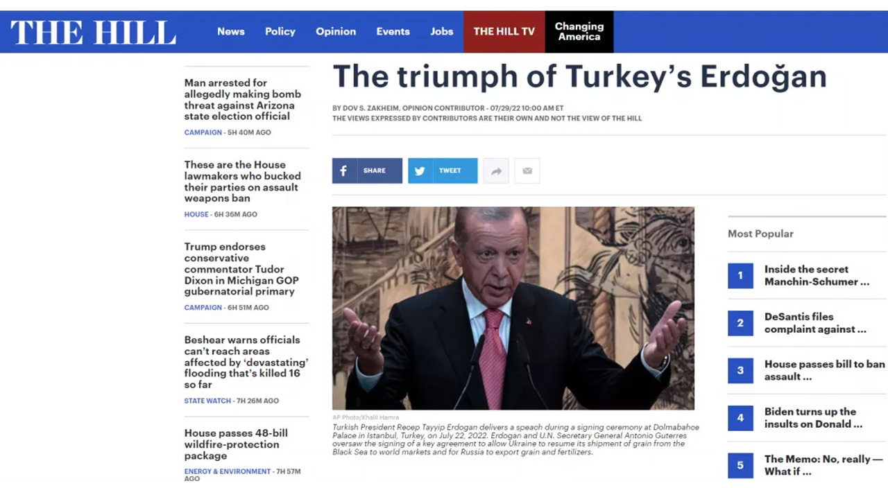 Pentagon eski yetkilisi: Erdoğan, Nobel Barış Ödülü'ne aday gösterilmeyi hak ediyor